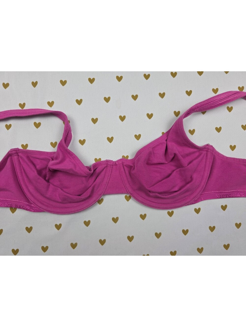 Victorias Secret Vintage Cotton Lounge 36B Lightly Lined Bra